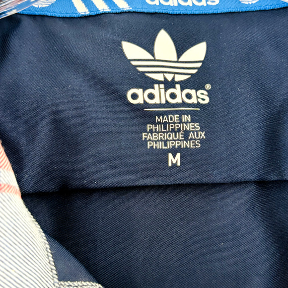 Adidas Snowboarding Riding Shirt Mens M Red Navy Plaid Shacket‎ Lined Button Up - Picture 2 of 10
